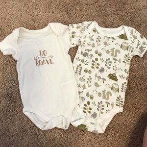 NWOT BE BRAVE ONESIE